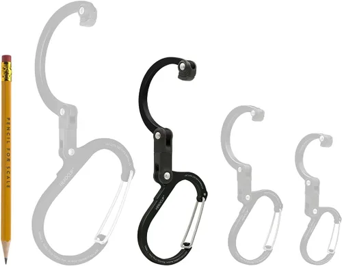 Miniatura 4 de GEAR AID HEROCLIP 360° Swivel Carabiner Gear Clip and Hook (Medium) for Camping, Backpack, Suitcases and Garage Organization
