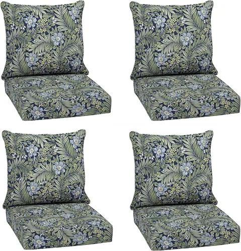 Miniatura 173 de Arden Outdoor Deep Seat Cushion Set, 24 x 24 pulgadas, Cojín para exteriores resistente al clima, a la lluvia y a la decoloración para silla, sofá