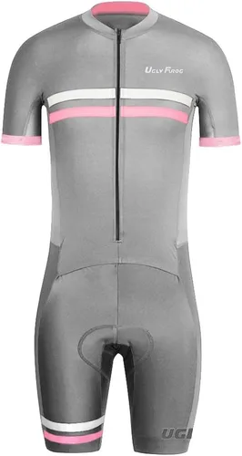 Miniatura 71 de UGLY FROG Traje de triatlón para hombre de manga corta Jersey de piernas cortas Skinsuit Tri Kit Ciclismo Skinsuit Team Bike Ropa