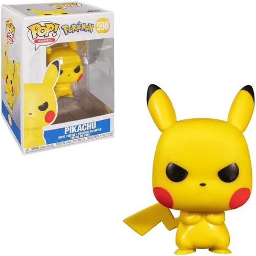 Miniatura 2 de Funko Grumpy Pikachu Pop! Figura de vinilo (incluye funda protectora de caja compatible), multicolor, 3.75 pulgadas
