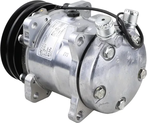 Miniatura 6 de Compresor universal del A/C con 2PK embrague SD 507 estilo 5H11 R134a V correa 12V