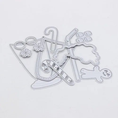 Miniatura 2 de KSCRAFT Plantillas de troqueles de corte de metal para manualidades, álbumes de recortes, decoración en relieve, tarjeta de papel DIY