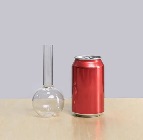 Miniatura 3 de CYS EXCEL Juego de 6 jarrones de cristal pequeños, pequeños jarrones de flores transparentes para centros de mesa de boda, decoración de mesa