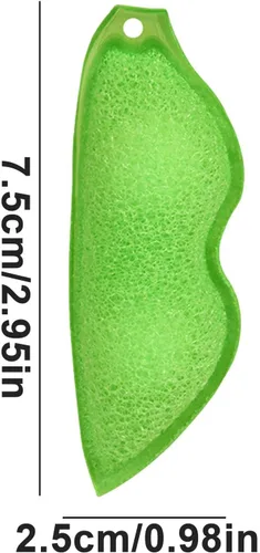 Miniatura 2 de Fhavent Esponja de limpieza de botellas, esponja de limpieza de botellas en forma de frijoles, esponja de limpieza de botellas reutilizable, esponja