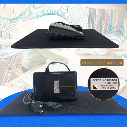 Miniatura 4 de Pedal y cable de alimentación para máquina de coser Singer, compatible con Singer 359102-001 2263 4423 e99670 8280 44s 4452 2277 4411 3116 3337 1304