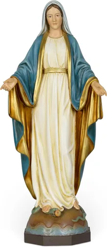 Miniatura 7 de BC Figura católica de Nuestra Señora de Gracia, estatua de la Virgen María, Madre Santa, de 17.8 cm de alto, regalo religioso para decoración