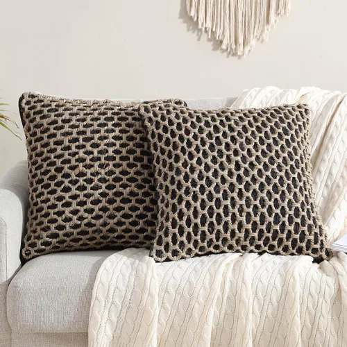 Miniatura 33 de Boho Living Jada Cojín Decorativo, Incluye Acento, Diseño Tejido Premium, Decoración de Sala de Estar, (1) Funda de Cojín de 20" x 20" con Relleno