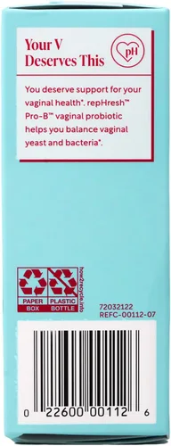 Miniatura 5 de RepHresh Suplemento probiótico vaginal Pro-B, 30 cápsulas, paquete de 2