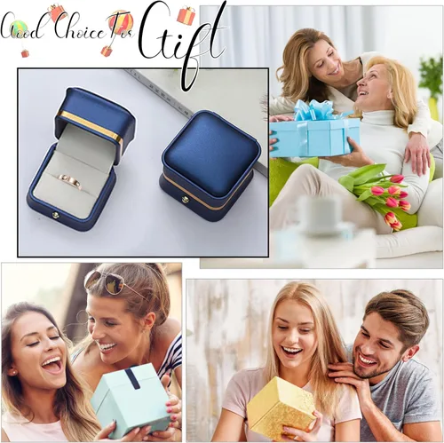 Miniatura 7 de Anillos de amor de la amistad chapados en oro de 18 quilates con circonita cúbica de acero inoxidable, anillos de promesa de boda, anillos de amor