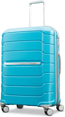 Miniatura 24 de Samsonite Freeform de carcasa rígida expandible con ruedas giratorias dobles, Negro