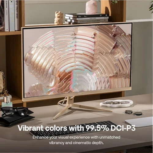 Miniatura 6 de Pixio PX27U Wave Beige 27 pulgadas 160Hz Frecuencia de actualización 4K 3840x2160p Resolución Panel IPS rápido 1ms GTG Tiempo de respuesta Monitor