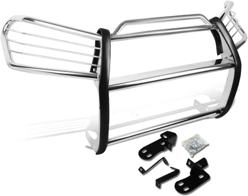 Miniatura 10 de DNA Motoring GRILL-G-064-BK - Protector de rejilla para parachoques delantero, color negro, compatible con Rav4 01-05