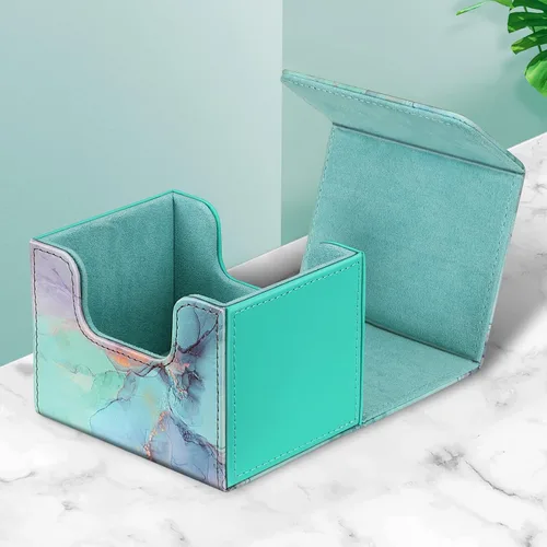 Miniatura 6 de CaseBot Caja de cartas compatible con MTG/TCG/CCG, funda magnética para tarjetas de juego de gran tamaño que se adapta a más de 180 tarjetas