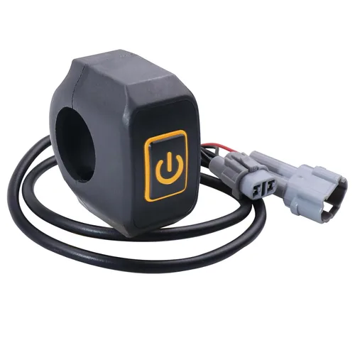 Miniatura 8 de Interruptor de manillar de motocicleta impermeable de 7/8 ″ con luz indicadora, interruptor de botón de 3, luz antiniebla ON/OFF