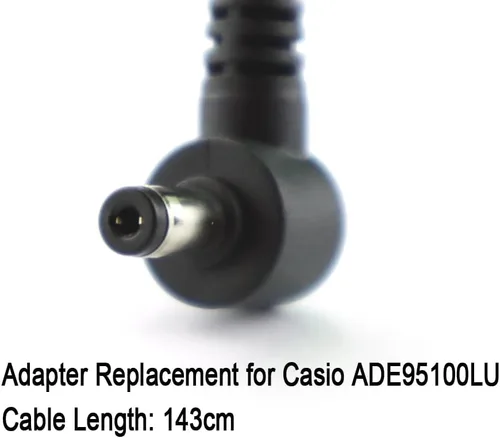 Miniatura 4 de Adaptador de cargador de fuente de alimentación de 9.5V 1000mAh compatible con teclado Casio LK120 LK240 LK280 SA76 SA77 SA46 CTK101 CTK1200 CTK2100