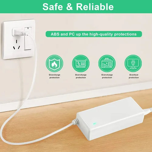 Miniatura 7 de Cable de alimentación compatible con la máquina de corte Cricut Maker 3, cable de repuesto de alimentación de 24 V CC compatible con adaptador