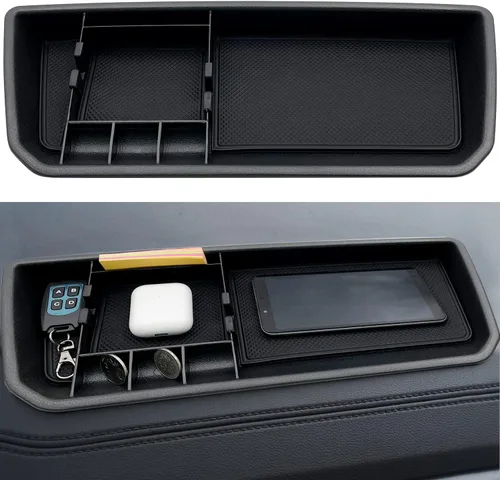 Miniatura 8 de Organizador de consola central compatible con VW Atlas y Cross Sport 2018 2019 2020 2021 2022 2023 accesorios de caja de almacenamiento
