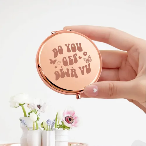 Miniatura 3 de KEYCHIN Álbum de música, espejo de bolsillo, regalos para fanáticos del cantante, letras de canciones musicales, espejo compacto de maquillaje