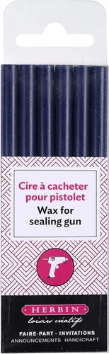 Miniatura 17 de Cera para pistola de pegamento Herbin - 4 3/4 de largo - Blanco blanco (Extra White)