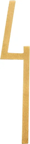 Miniatura 7 de Números de casa de latón de 2.8 pulgadas, números de puerta modernos, buzón de correo, patio, oficina, hotel, número de señalización, números
