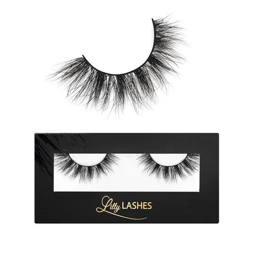 Miniatura 14 de Lilly Lashes Doha Pestañas de visón 3D, la Lilly Lash original para un aspecto esponjoso y natural, pestañas reutilizables hasta 25 veces, pestañas