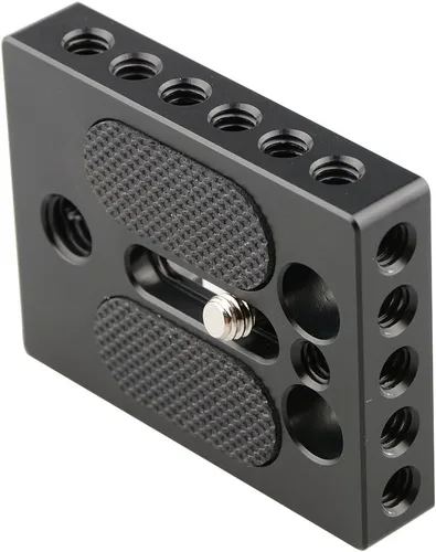 Miniatura 5 de Placa base de cámara CAMVATE con orificio de rosca de 1/4" y 3/8" para jaula de cámara DSLR