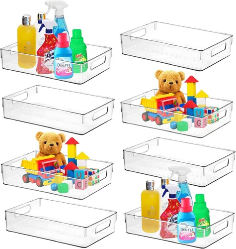 Miniatura 8 de Contenedor de Almacenamiento de Plástico Transparente, Organizadores de Despensa y Almacenamiento u Organizadores de Cocina y Contenedores