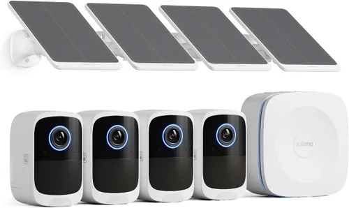 Miniatura 10 de Cámaras de seguridad 4K inalámbricas para exteriores/interiores, cámaras con batería para seguridad del hogar, sin tarifas mensuales, almacenamiento