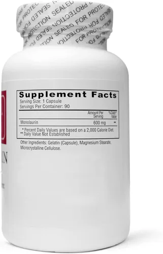 Miniatura 6 de Ecological Formulas Monolaurina de 600 mg - Dos botellas selladas individualmente 180