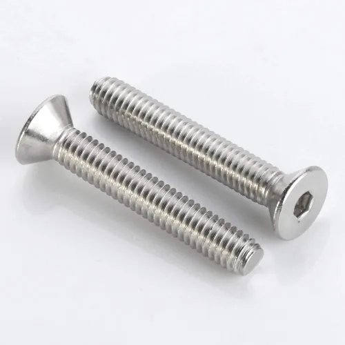 Miniatura 6 de Tornillos de cabeza plana M8 x 1.575 in, pernos avellanados, acero inoxidable 304, acabado brillante, DIN 7991, unidad de enchufe Allen, 10