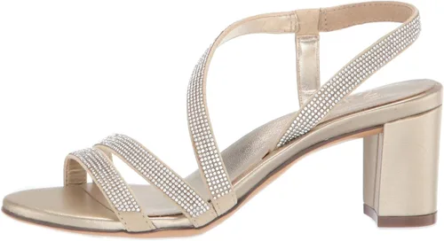 Miniatura 8 de Naturalizer Sandalias de tacón Vanessa para mujer, Oro