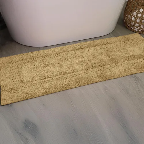 Miniatura 72 de Home Weavers Classy - Juego de alfombras de baño 100 % algodón, decoración de baño, lavable, extrasuave y absorbente, tapete de cocina, juego de Aqua