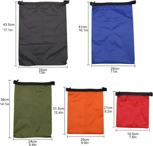 Miniatura 2 de TRENDBOX Kit de bolsa seca impermeable con parte superior enrollable, bolsa de compresión de almacenamiento, organizador de embalaje Poch