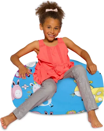 Miniatura 24 de Posh Beanbags - Sillón puff Azul Rey Sólido