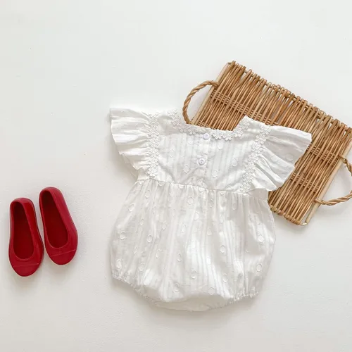 Miniatura 15 de IMEKIS Vestido mexicano para niña pequeña, mameluco bordado para hermanas a juego, trajes étnicos, vestido de verano