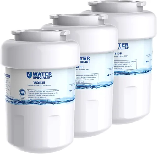 Miniatura 10 de Waterspecialist WS613B Reemplazo para GE® MWF®, SmartWater® MWFP, MWFA, GWF, HDX FMG-1, WFC1201, GSE25GSHECSS, PC75009, RWF1060 Filtro de agua