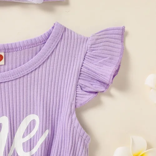 Miniatura 47 de GRNSHTS Traje de bebé niña 1er cumpleaños traje acanalado tul mameluco princesa pastel Smash sesión de fotos ropa + diadema