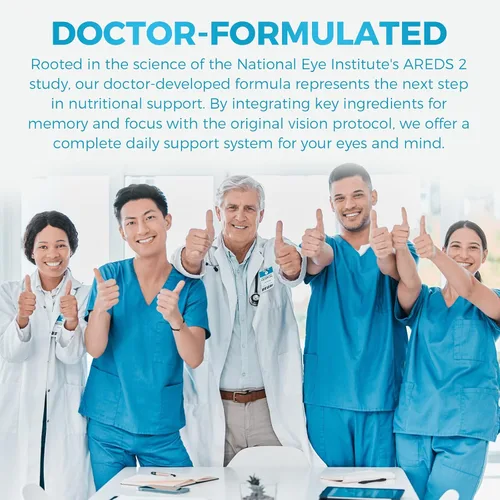 Miniatura 8 de Alliwise Vitaminas de Luteína para los Ojos 14 en 1 Suplemento de Vitaminas para la Salud Ocular, Apoyo para Ojos Secos, Suplemento para la Memoria