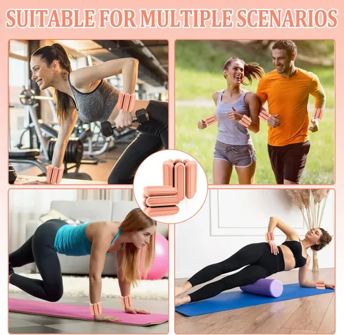 Miniatura 7 de Pesas de tobillo ajustables para mujeres, hombres, niños, muñecas y tobillos, aumentan la intensidad del entrenamiento, juegos de pesas para muñeca