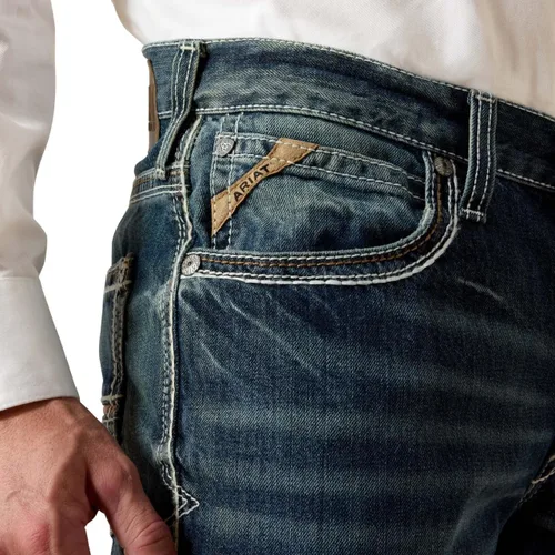 Miniatura 4 de ARIAT M4 Jeans elásticos relajados con corte de bota Goldfield