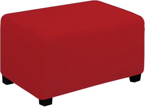 Miniatura 34 de Easy-Going Funda Elástica para Otomana Taburete de Almacenamiento Plegable Protector de Muebles Funda Rectangular Suave con Parte Inferior Elástica