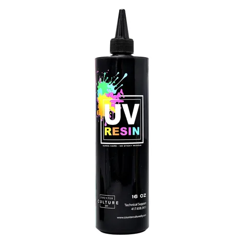 Miniatura 9 de Counter Culture DIY Resina UV transparente, 4 onzas, suministros de arte rápido para revestimiento y fundición, ideal para joyas, llaveros