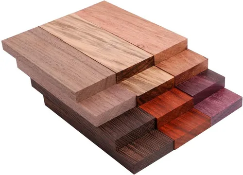 Miniatura 4 de IECAP LLC Bookmatched - Básculas de mango de cuchillo de boj - Materiales de mango de cuchillo - Básculas de madera natural para manualidades - Boje