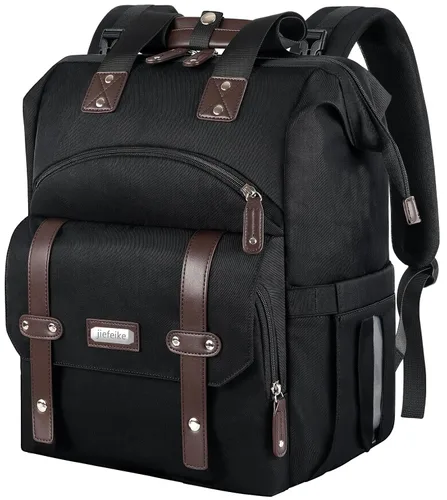 Jiefeike Mochila para pañales para bebés, niños y niñas, bolsas de pañales portátiles para bebé, mochila para papá y mamá, bolsa de pañales con