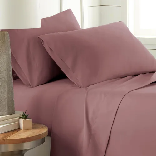 Miniatura 25 de Southshore Fine Living, Inc. Juego de ropa de cama de microfibra de 4 piezas, juego de sábanas tamaño Queen, sábana bajera ajustable de 14 pulgadas