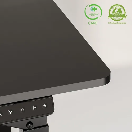 Miniatura 6 de SANODESK - Escritorio de pie de 4 patas, eléctrico de altura ajustable con ajustes preestablecidos de memoria para oficina en casa, escritorio