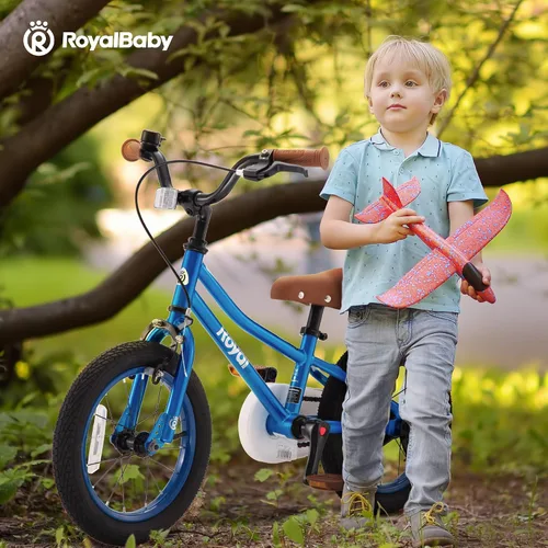 Miniatura 4 de RoyalBaby - Bicicleta para niños, Terra EZ, bicicleta convertible de equilibrio a pedal, 14, 16 y 18 pulgadas, fácil de aprender a equilibrar