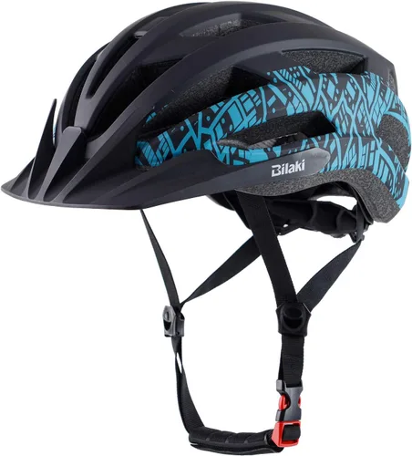 Miniatura 11 de Bilaki Casco de bicicleta para adultos, mujeres, hombres, jóvenes, niños, cascos ligeros de bicicleta de montaña con esfera ajustable y visera