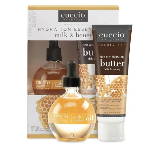 Cuccio Naturale Luxury Spa Hydration Essentials Set – Proporciona hidratación nutritiva – Calma y suaviza la piel – Ofrece una sensación relajante –