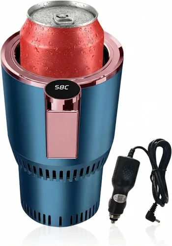 Miniatura 8 de Enfriador y calentador inteligente 2 en 1 para vasos de automóvil, taza inteligente para automóvil con pantalla LED de temperatura y control táctil